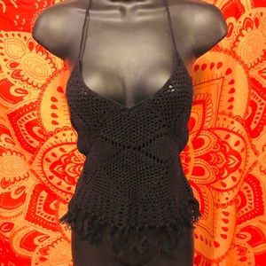 Ladies Knit Halter Top